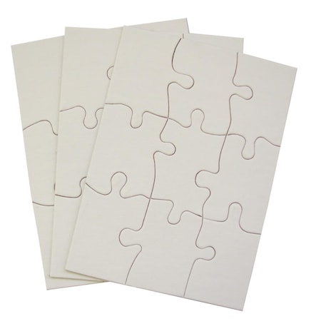 Actividad 4 x 5.5 in. Puzzle-It Blank Puzzles, 24 Piece AC2626213